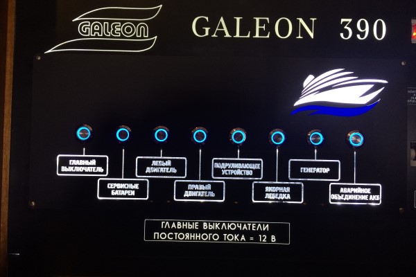 Galeon 390 Fly Панель управления