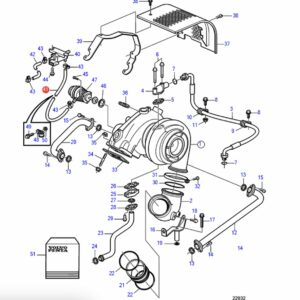 1266870 Топливный шланг Volvo Penta