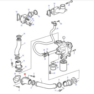 1677855 Трубное соединение Volvo Penta