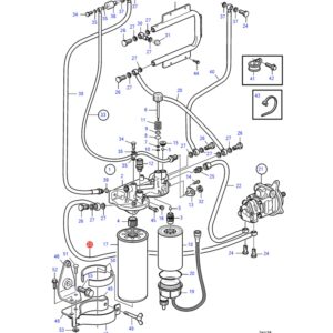 20909822 топливная труба Volvo Penta