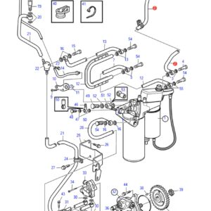 20520750 топливная труба Volvo Penta