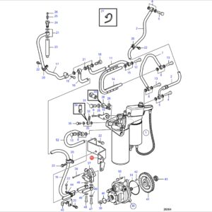 20556032 скобка Volvo Penta