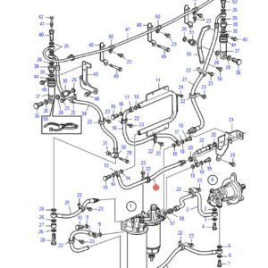 20892118 топливная труба Volvo Penta