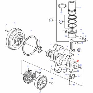 20900811 коленвал Volvo Penta