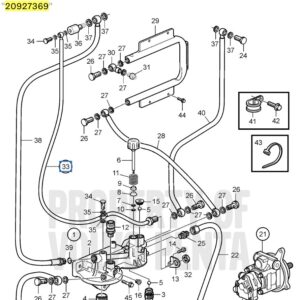 20927369 топливная труба Volvo Penta
