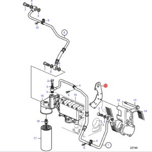 20971601 Кронштейн Volvo Penta