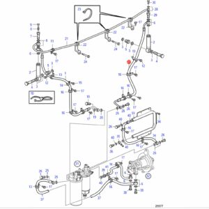 21217537 топливный шланг Volvo Penta