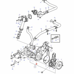 21305392 корпус насоса охлаждающей жидкости Volvo Penta