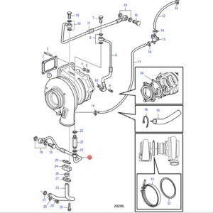21349016 шланг охлаждения Volvo Penta