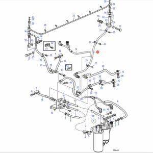 21380682 топливный шланг Volvo Penta