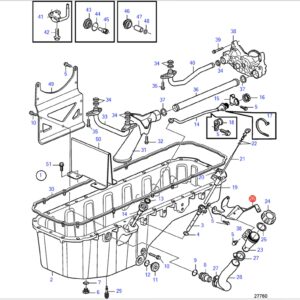 21549291 Кронштейн Volvo Penta