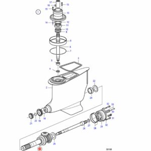 21809793 комплект шестерен Volvo Penta IPS