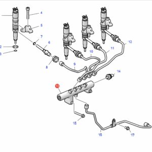 21860425 топливная рампа Volvo Penta