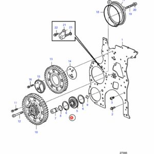 22081685 промежуточная шестерня Volvo Penta