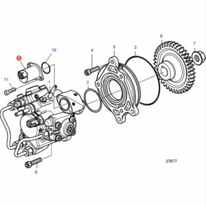 22208989 Регулятор давления Volvo Penta