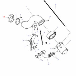 22966387 теплоизоляция хомута Volvo Penta