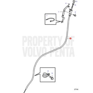 23088101 трубка масляного щупа Volvo Penta