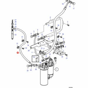 23112320 топливный шланг Volvo Penta