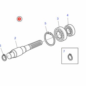23515783 Ремкомплект насоса в комплекте с валом Volvo Penta