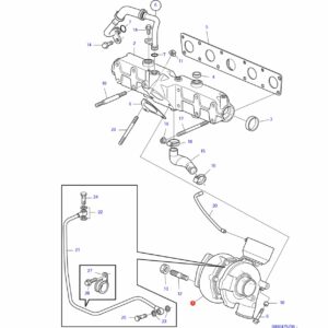 3801387 Турбокомпрессор, восстановленный Volvo Penta