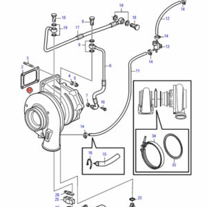 3801616 Турбокомпрессор, восстановленный Volvo Penta