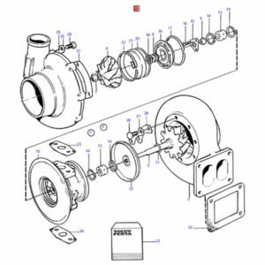 3826904 Турбокомпрессор Volvo Penta