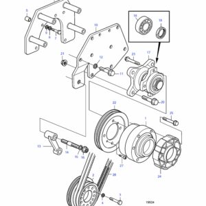 3827010 Кронштейн Volvo Penta