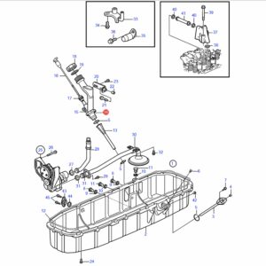 3827164 Масляная заливная трубка Volvo Penta