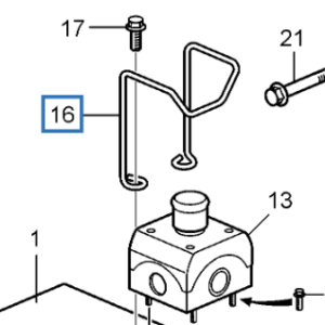 3838198 Защита кнопки Volvo Penta