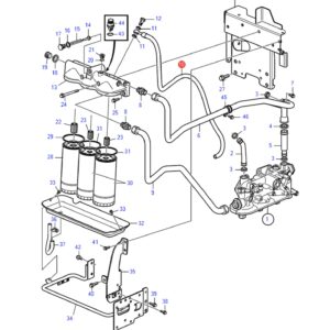 3883438 масляный шланг Volvo Penta