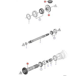 3883620 комплект шестерен Volvo Penta