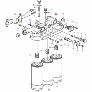 8170274 корпус масляных фильтров Volvo Penta
