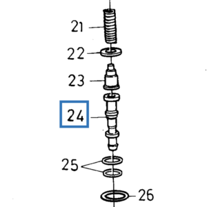 846576 элемент плунжера Volvo Penta