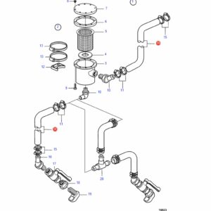 848327 шланг Volvo Penta
