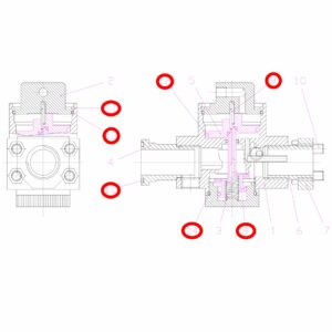 877353 Ремкомплект редукционного клапана Volvo Penta
