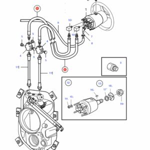 889164 Гидравлический шланг Volvo Penta