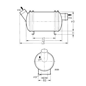 842768 глушитель Volvo Penta